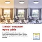 EMOS LED přisazené svítidlo REMI, kruhové 45W, stmív. se změnou CCT