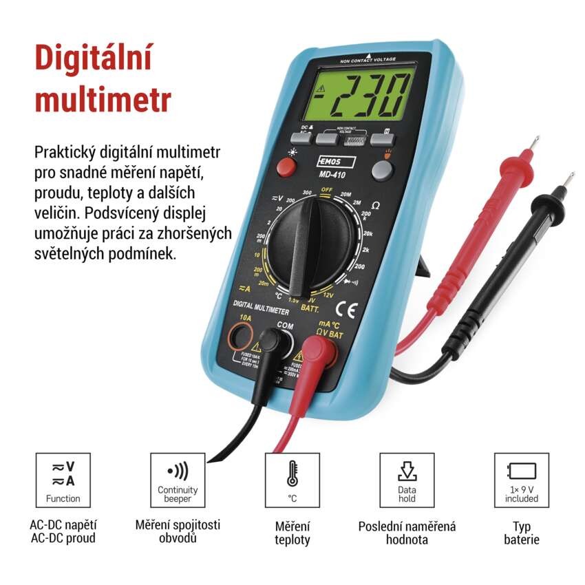 EMOS Multimetr MD-410