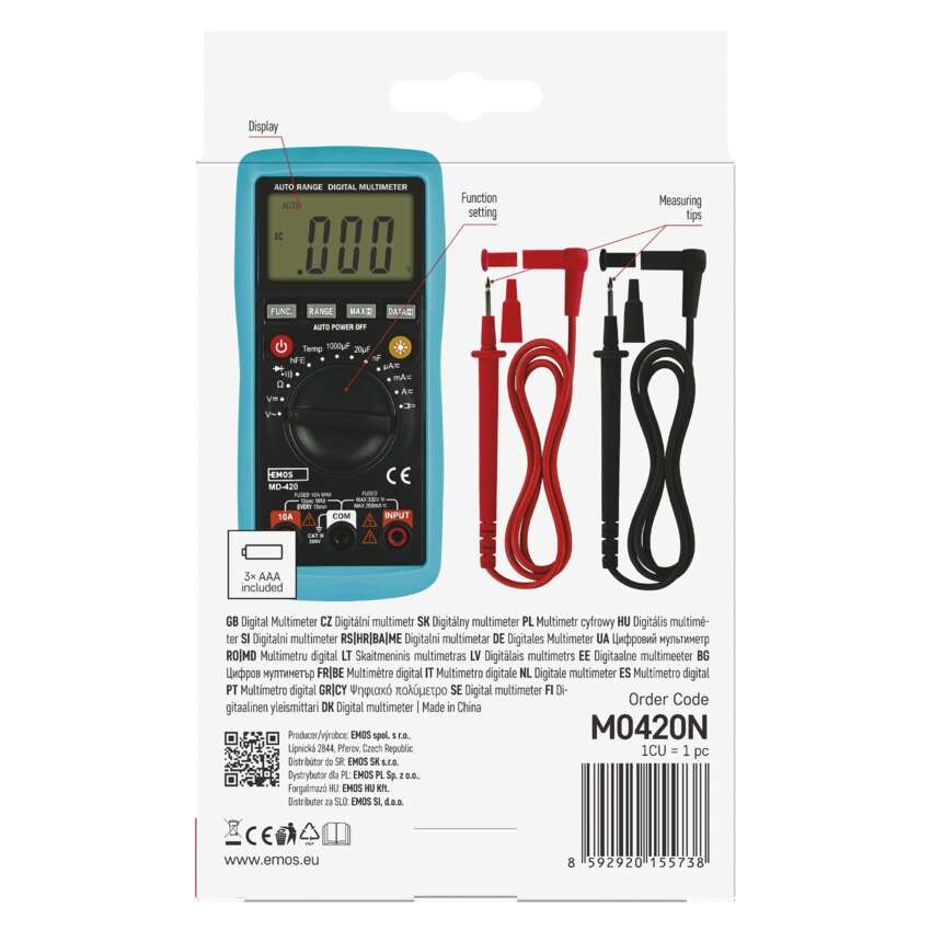 EMOS Multimetr MD-420