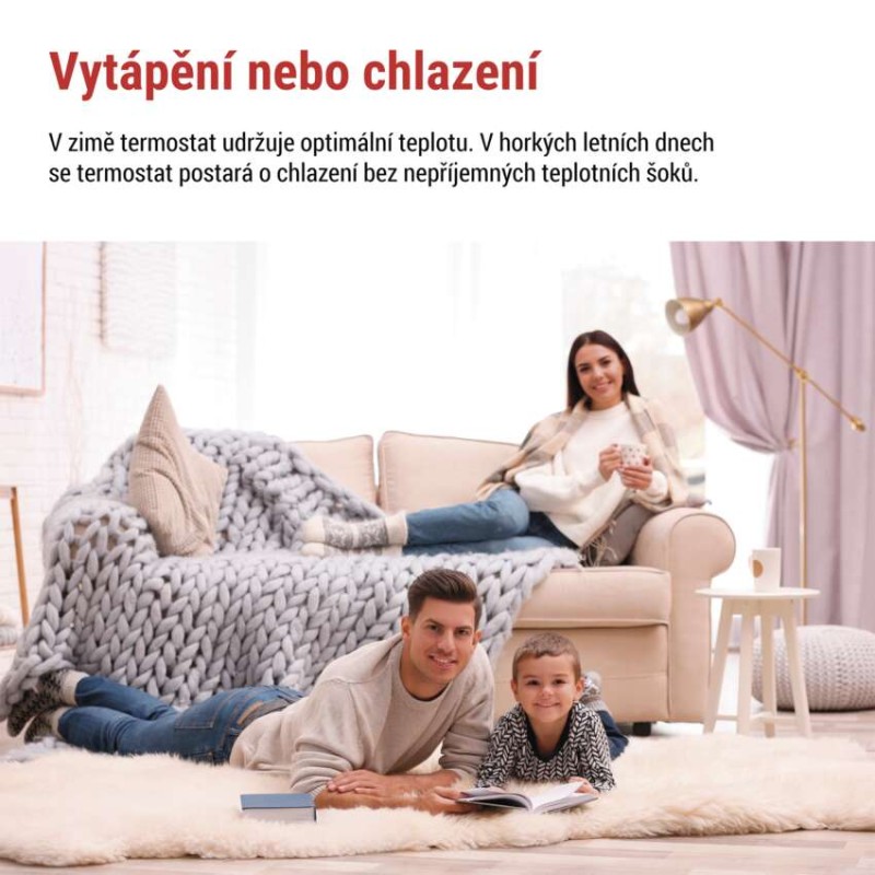EMOS Pokojový programovatelný bezdrátový OpenTherm termostat P56A11