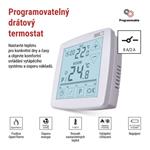EMOS Programovateľný drôtový termostat OpenTherm P56A02 pre miestnosti