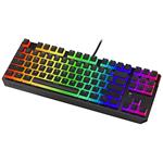 Endorfy herná klávesnica Thock TKL Pudd. Kailh BL RGB /USB/ modrý sw. / káblové / mechanické / americké rozloženie / čierne RGB