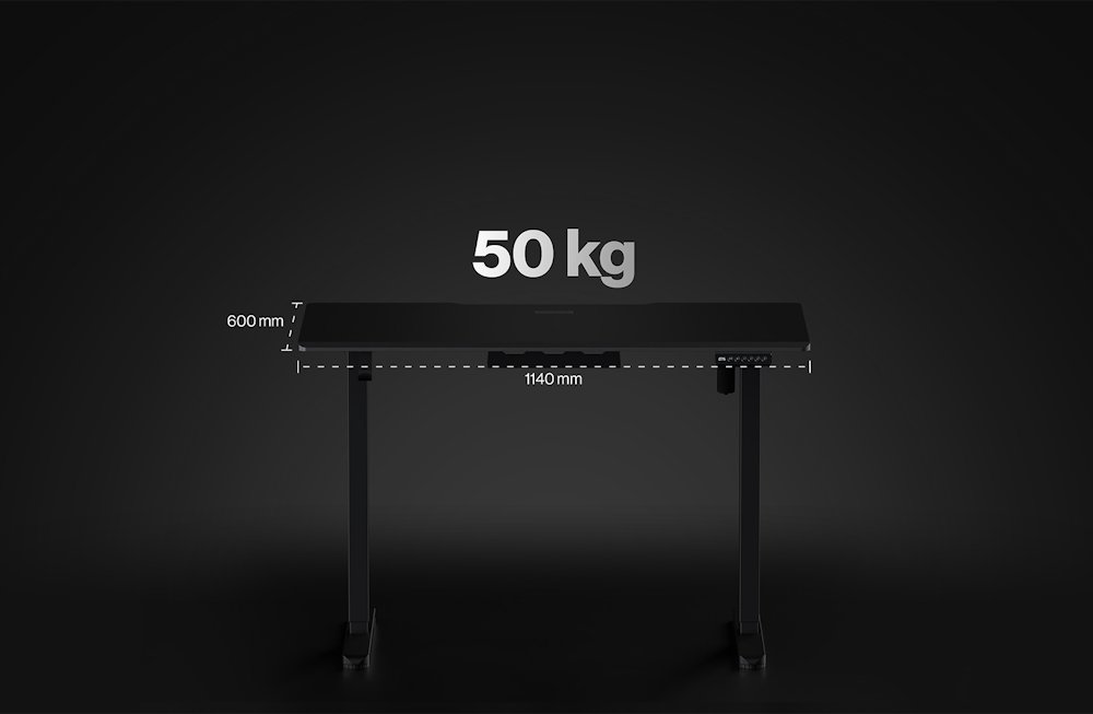 Endorfy herní stůl Atlas S electric Black