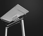 Endorfy herný stôl Atlas S electric Onyx White