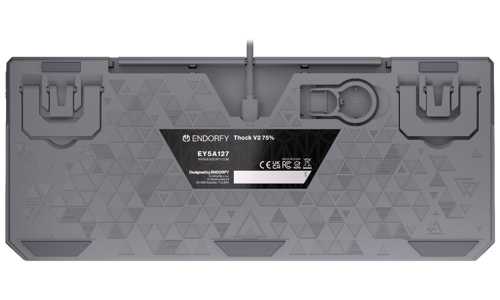 Endorfy mechanická klávesnice Thock V2 75% / drátová / US layout