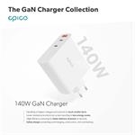 EPICO 140W GaN síťová nabíječka - bílá
