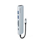 Epico 6v1 Aluminium Hub | 100W USB-C PD | blankytně modrá