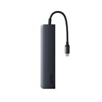 Epico 6v1 Aluminium Hub | 100W USB-C PD | temně inkoustová |