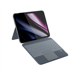 Epico Backlit Keyboard Case iPad Pro 11" (3.-6. gen)/Air 10,9" (A14-M1)/Air 11" (M2-M4) - US/šedá