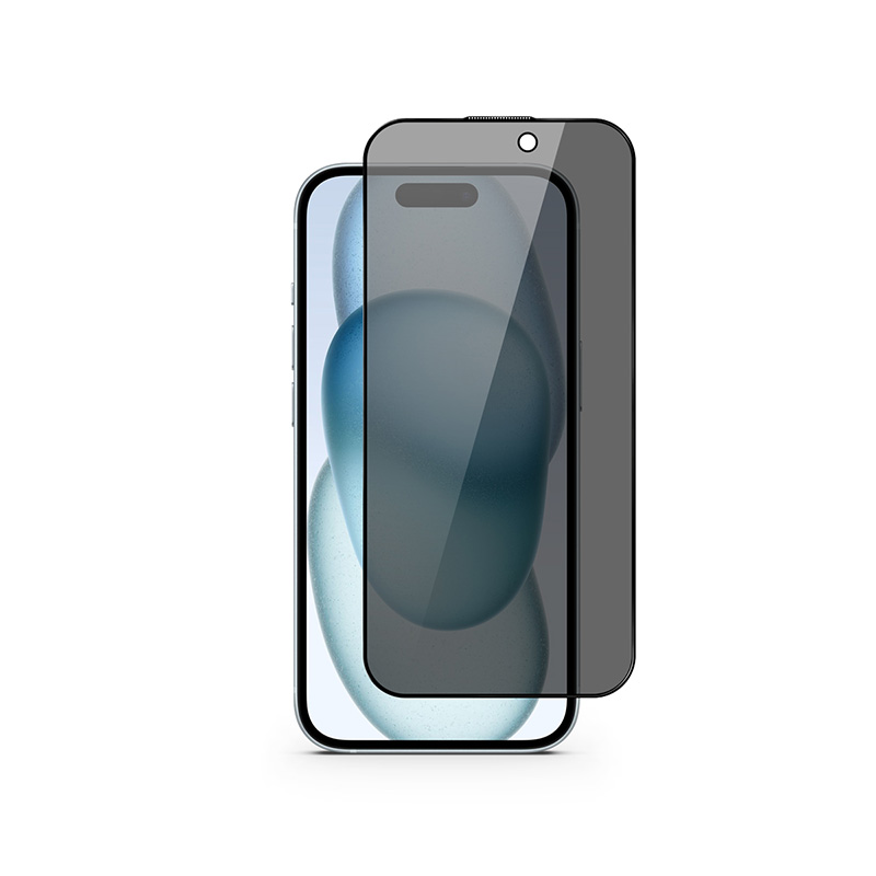 Epico Edge to Edge Privacy Glass IM iPhone 15 - s aplikátorem