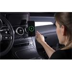 Epico Ellipse bezdrátová autonabíječka 15W s podporou uchycení MagSafe a s adaptérem v balení - vesmírně šedá
