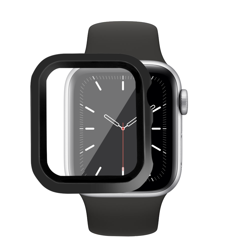 EPICO GLASS CASE Apple Watch 4/5/6/SE (44 mm) černá PCRescue.cz