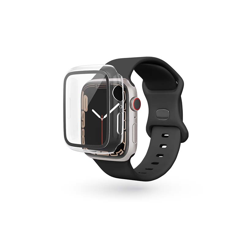 EPICO GLASS CASE APPLE WATCH 7/8 (45 mm) - transparentné