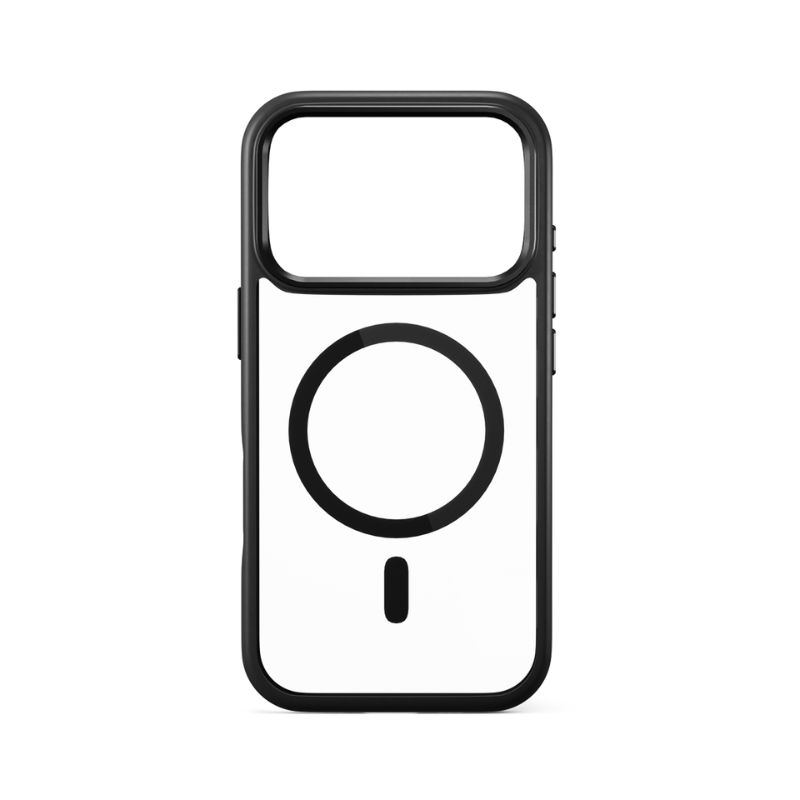 Epico Hero Pro Mag+ Case | iPhone 17 Pro Max | černá transparentní | Qi2 & MagSafe kompatibilní | ochrana camera island