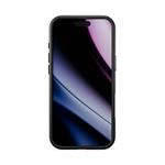 Epico Hero Pro Mag+ Case | iPhone Air | čierne priehľadné | kompatibilné s Qi2 a MagSafe | úplná ochrana krúžku a ostrova fotoaparátu