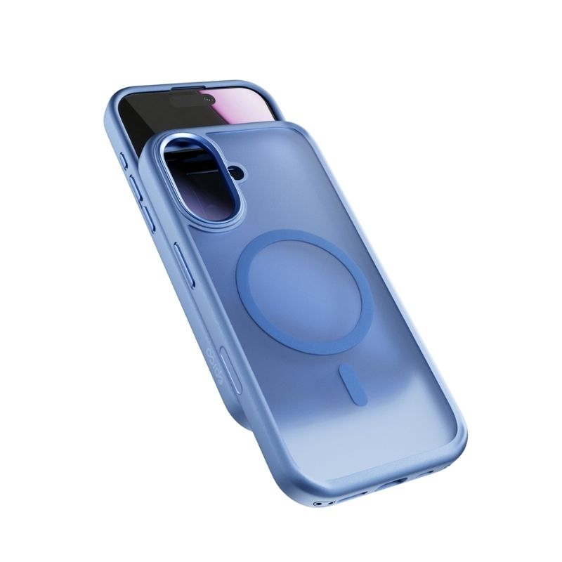 Epico HeroMatte Pro Mag+ Case | iPhone 17 | mlhově modrá | Qi2 & MagSafe kompatibilní