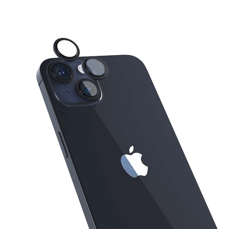 Epico Hliníkové ochranné sklo na objektív fotoaparátu pre iPhone 14 / 14 Plus (6,1") - tmavý atrament