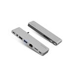 Epico Hub Pro III s rozhraním USB-C pro notebooky a tablety - stříbrný