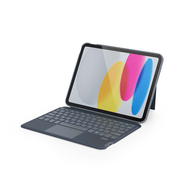 EPICO Klávesnice s pouzdrem pro Apple iPad 10,2" - ČEŠTINA/šedá