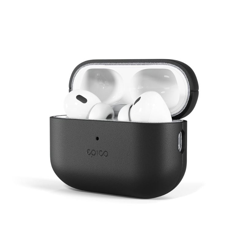Epico kožené pouzdro | AirPods Pro 3 | černá | ochrana proti poškrábání a nárazu