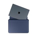 EPICO Kožené puzdro pre Apple MacBook Air/Pro 13,3" - tmavomodré
