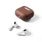 Epico Leather Case Airpods 4 - hnědá