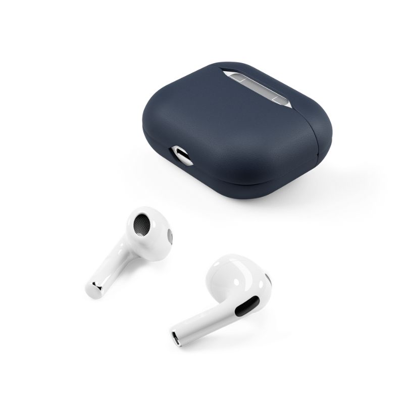 Epico Leather Case Airpods 4 - modrá