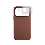 Epico Leather Pro Mag+ Case iPhone 17 Pro/18 Pro Qi2 & MagSafe kompatibilní - hnědá (ochrana camera