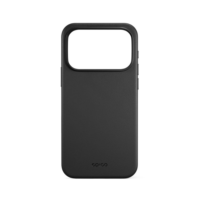 Epico Leather Pro Mag+ Case | iPhone 17 Pro Max | černá | Qi2 & MagSafe kompatibilní (ochrana camera island)