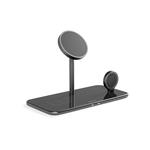 Epico Mag+ Glass Charging Stand MagSafe compatible - černá