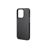 Epico Mag+ Hybrid Carbon Case - puzdro kompatibilné s MagSafe pre iPhone 15 Pro Max - čierne