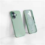 Epico Mag+ Silicone Case Pro iPhone 16 - mátově zelená