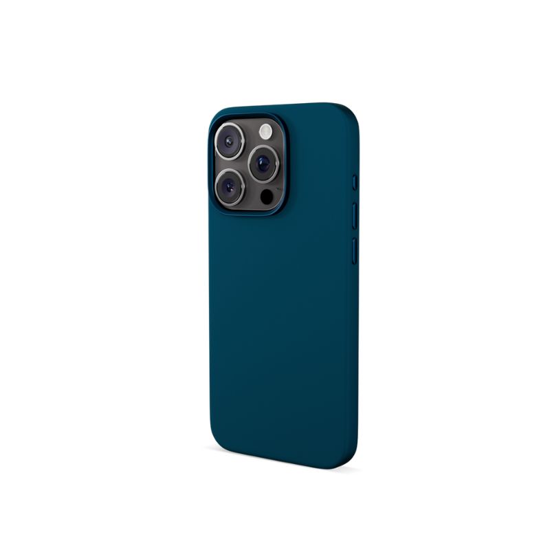 Epico Mag+ Silicone Case Pro iPhone 16 Pro - petrolejová modrá