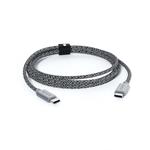 Epico opletený kábel USB-C na USB-C 1,2 m - vesmírne sivý