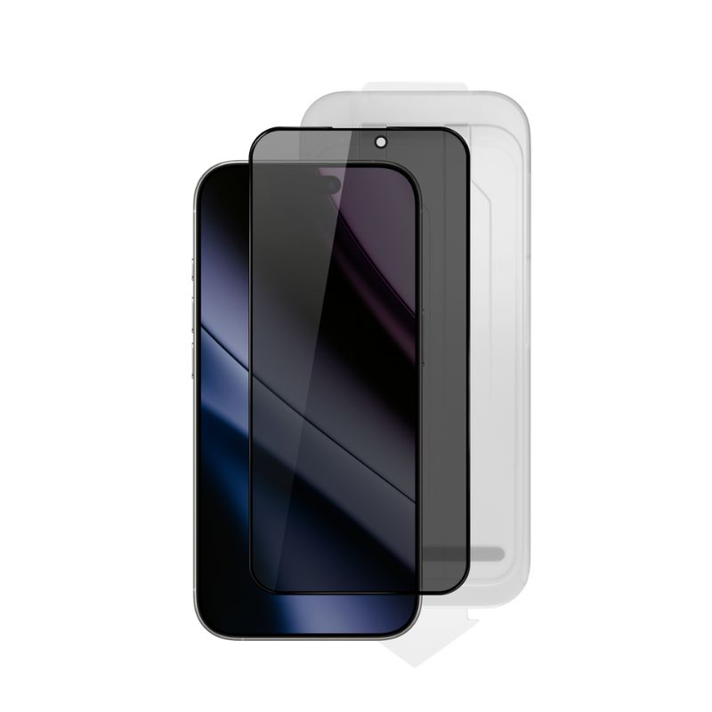 Epico Privacy Glass 3D DF | Ultraširoké pokrytie | iPhone 16 Pro/17