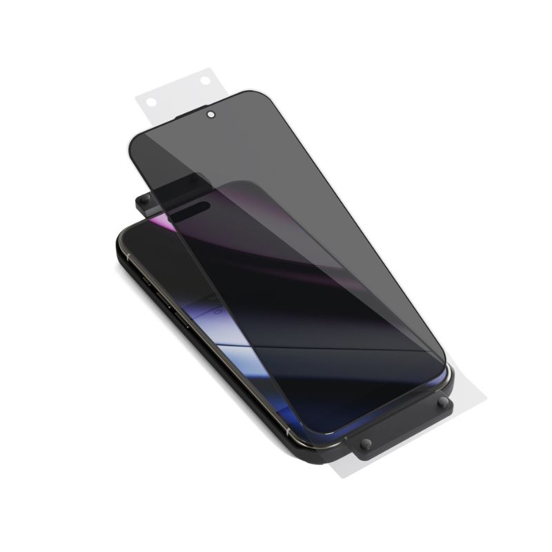 Epico Privacy Glass 3D for iPhone 16 Pro Max s instalačním rámečkem
