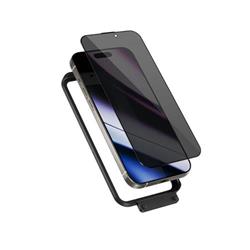 Epico Privacy Glass 3D pre iPhone 16 Pro s inštalačným rámom