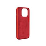 EPICO SILICONE MAGNETIC - MAGSAFE COMPATIBLE CASE iPhone 14 Plus - tmavo červená