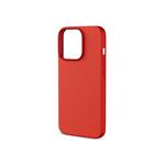 EPICO SILICONE MAGNETIC - MAGSAFE COMPATIBLE CASE iPhone 14 - tmavo červená