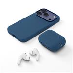 Epico SolidWoven Case AirPods Pro 3 | Qi2 & MagSafe kompatibilní | modrá