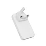 Epico Travel UltraBoost Flat GaN 65W napájací adaptér EU65 | 2× USB-C, 1× USB-A | biely | zástrčky pre EÚ, UK, AU a USA