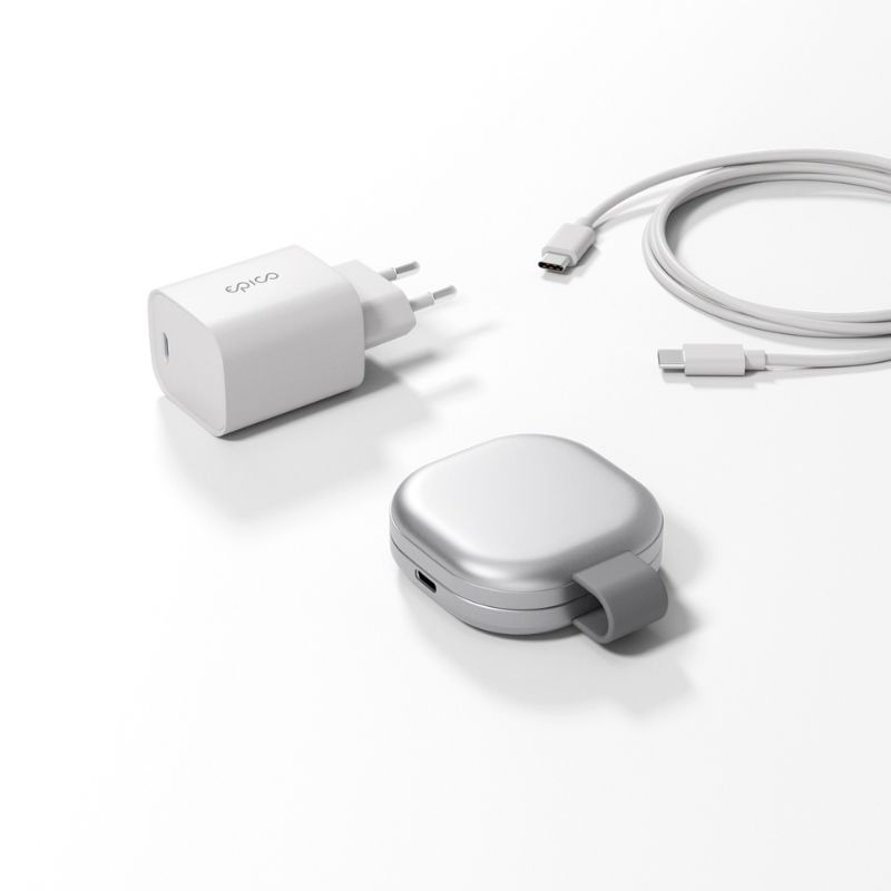 Epico UltraBase Qi2 25W 3in1 Fold Metal Mag+ Wireless Charger EF35 | Stříbrná