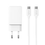 Epico UltraBoost EA45 45W GaN Power Fast Charger + 1,2m kábel USB-C - biely