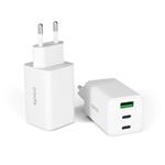 Epico UltraBoost EA65 65W GaN síťová rychlonabíječka - bílá