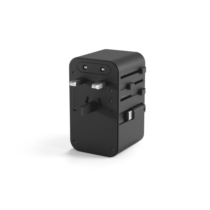 Epico UltraBoost EU70 70W GaN univerzální cestovní adaptér titanový