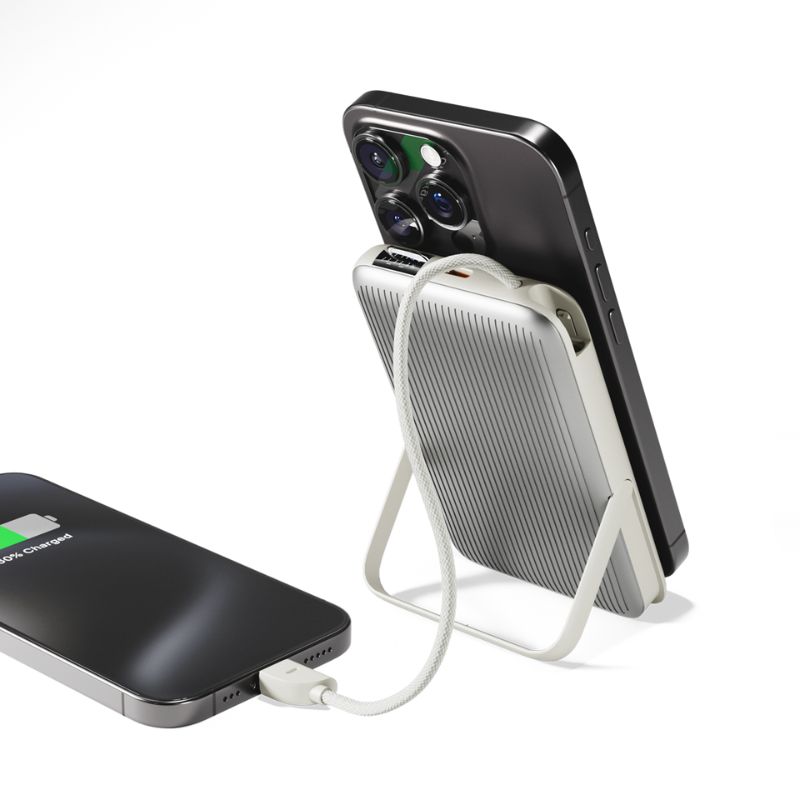 Epico UltraPack 4v1 10000mAh Watch Mag+ bezdrôtová powerbanka EM68 | sivá
