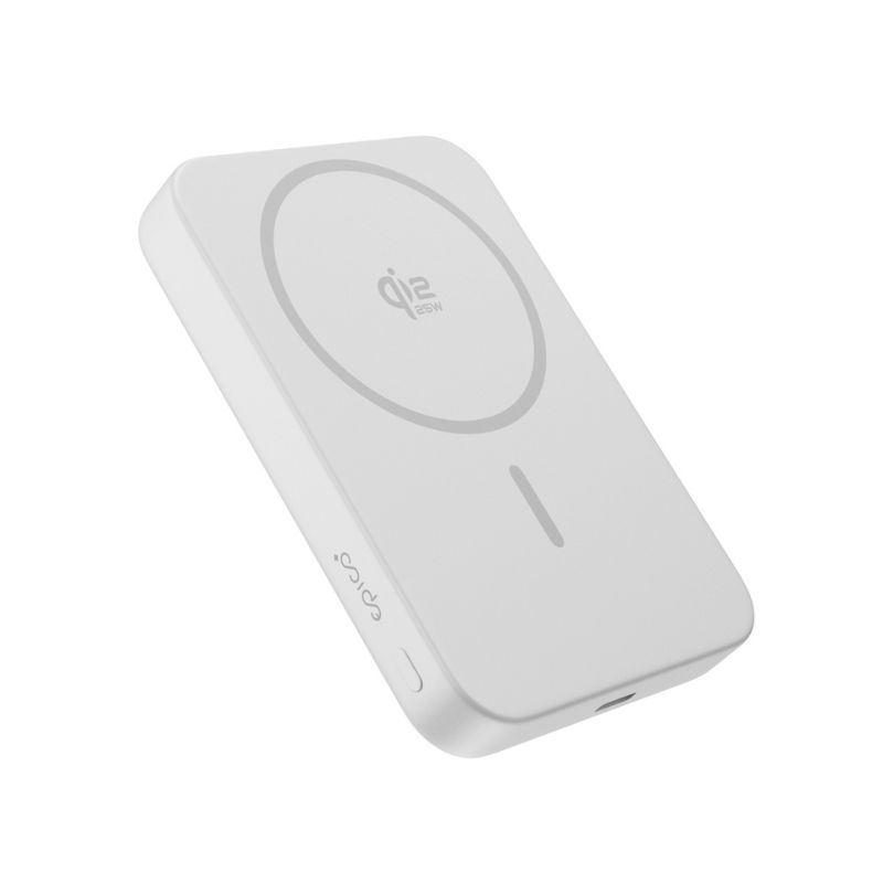 Epico UltraPack Qi2 25W 10000mAh hliníková Mag+ bezdrátová powerbanka EM75 | stříbrná | MagSafe kompatibilní