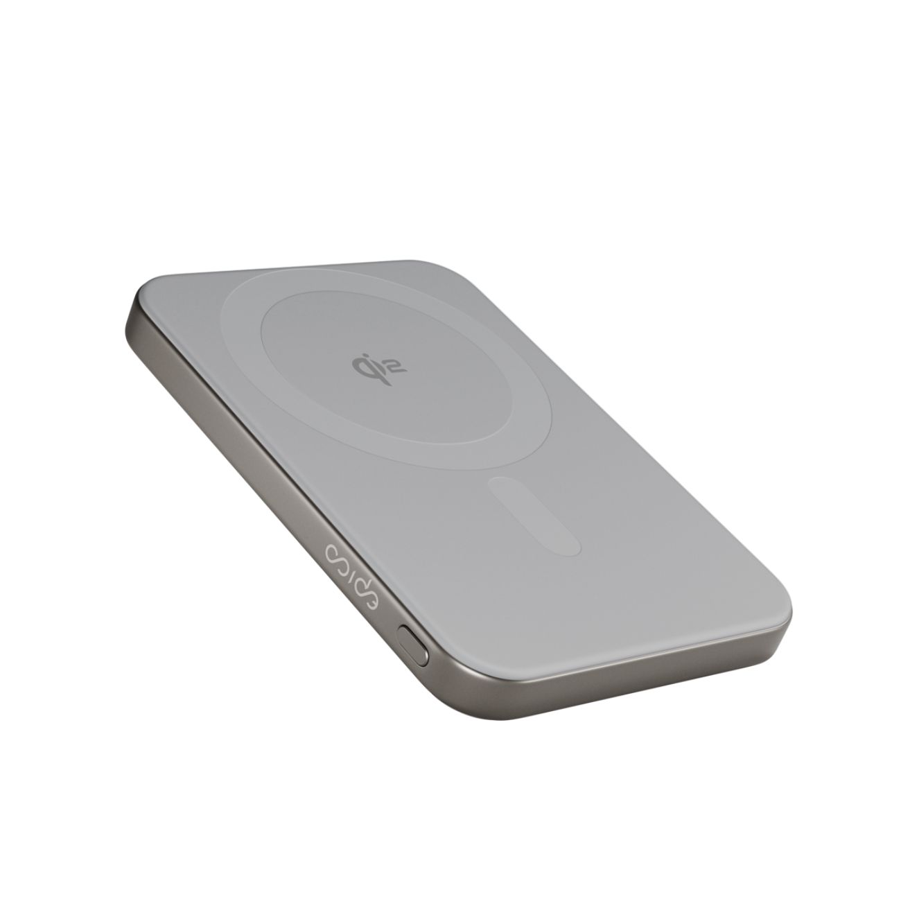 Epico UltraPack Qi2 Slim 5000mAh Alu Mag+ EM51 bezdrátová powerbanka - titanová