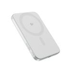 Epico UltraPack Qi2 Slim 5000mAh hliníková Mag+ bezdrôtová powerbanka EM51 | strieborná | bezdrôtové nabíjanie 15W