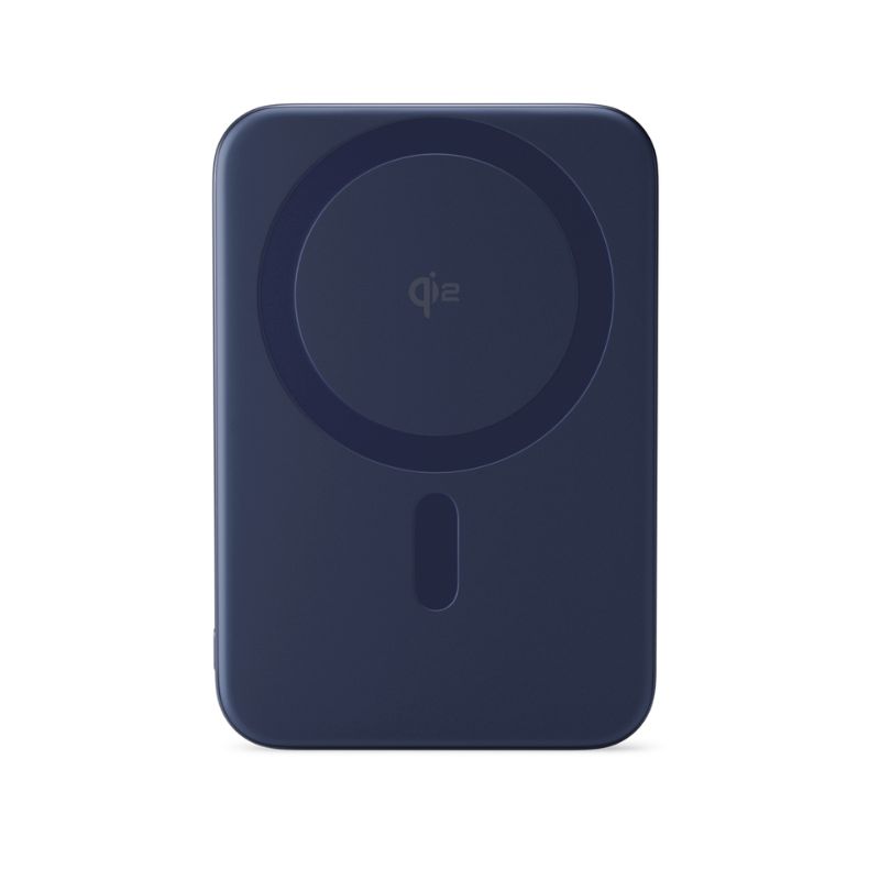 Epico UltraPack Qi2 Slim 5000mAh hliníková Mag+ bezdrôtová powerbanka EM51 | tmavomodrá | bezdrôtové nabíjanie 15W